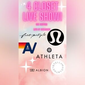 @CASEBAR LIVE SHOW Athleta, Lululemon, Free People, Stella McCartney Apparel